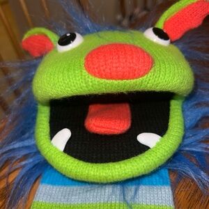 The Puppet Company Ltd Rainbow Sockette Knitted Hand Puppet